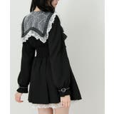 十字架クモレーススタッズベルトセーラーワンピース 量産型 地雷系 夢展望 | DearMyLove | 詳細画像16 