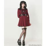 十字架クモレーススタッズベルトセーラーワンピース 量産型 地雷系 夢展望 | DearMyLove | 詳細画像18 