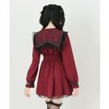 十字架クモレーススタッズベルトセーラーワンピース 量産型 地雷系 夢展望 | DearMyLove | 詳細画像23 