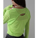 シアーレイヤード風ロングスリーブトップス 韓国 夢展望 | 夢展望 | 詳細画像17 