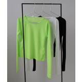 シアーレイヤード風ロングスリーブトップス 韓国 夢展望 | 夢展望 | 詳細画像18 