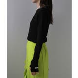 シアーレイヤード風ロングスリーブトップス 韓国 夢展望 | 夢展望 | 詳細画像24 