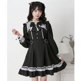 パールレースハートバックルときめきワンピース 量産型 地雷系 夢展望 | DearMyLove | 詳細画像14 