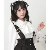 サス付きハートバックルレースアップリボンスカート 量産型 地雷系 夢展望 | DearMyLove | 詳細画像12