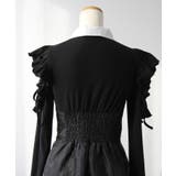 デコルテオープンシアーチェックスカートドッキングワンピース【大きいサイズあり】 … | DearMyLove | 詳細画像16 