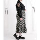 【4Lー5L】ショルダーレースフリル丸襟ブラウス 韓国 夢展望 | 夢展望 | 詳細画像5 