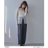 レースパッチワーク襟つきカーディガン 韓国 夢展望 | 夢展望 | 詳細画像3 