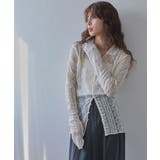 レースパッチワーク襟つきカーディガン 韓国 夢展望 | 夢展望 | 詳細画像5 