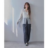 レースパッチワーク襟つきカーディガン 韓国 夢展望 | 夢展望 | 詳細画像7 