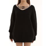 バックビックリボンゆるニットトップス 韓国 夢展望 | 夢展望 | 詳細画像14 