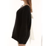 バックビックリボンゆるニットトップス 韓国 夢展望 | 夢展望 | 詳細画像16 