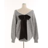 バックビックリボンゆるニットトップス 韓国 夢展望 | 夢展望 | 詳細画像21 