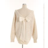 バックビックリボンゆるニットトップス 韓国 夢展望 | 夢展望 | 詳細画像25 