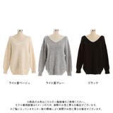 バックビックリボンゆるニットトップス 韓国 夢展望 | 夢展望 | 詳細画像12 