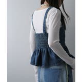 デニムペプラムキャミビスチェ 韓国 夢展望 | 夢展望 | 詳細画像13 