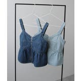 デニムペプラムキャミビスチェ 韓国 夢展望 | 夢展望 | 詳細画像15 