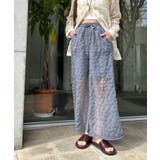 チェック柄シアー接触冷感イージーパンツ 韓国 夢展望 bohmal(ボマール) | 夢展望 | 詳細画像15