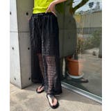 チェック柄シアー接触冷感イージーパンツ 韓国 夢展望 bohmal(ボマール) | 夢展望 | 詳細画像19