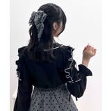 オリジナルハートチャーム付きビッグリボンドットバレッタ 量産型 地雷系 夢展望 | DearMyLove | 詳細画像7 