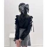 オリジナルハートチャーム付きビッグリボンドットバレッタ 量産型 地雷系 夢展望 | DearMyLove | 詳細画像10 