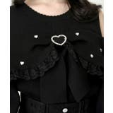 キラキラハートリボンオフショルニット 量産型 地雷系 夢展望 | DearMyLove | 詳細画像28 