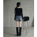 スカート見え×ショートパンツ ベルト付ハイウエストカーゴスカパン 韓国 夢展望 | 夢展望 | 詳細画像6