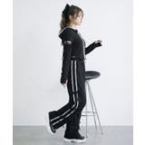 カットアウトレースライン裏毛フーディー【大きいサイズ有り】 量産型 地雷系 | DearMyLove | 詳細画像3 