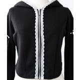 カットアウトレースライン裏毛フーディー【大きいサイズ有り】 量産型 地雷系 | DearMyLove | 詳細画像13 