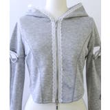 カットアウトレースライン裏毛フーディー【大きいサイズ有り】 量産型 地雷系 | DearMyLove | 詳細画像18 