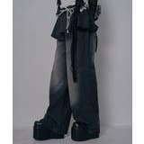 フリルレイヤードY2Kバギーデニムパンツ 韓国 夢展望 | 夢展望 | 詳細画像9