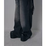 フリルレイヤードY2Kバギーデニムパンツ 韓国 夢展望 | 夢展望 | 詳細画像10