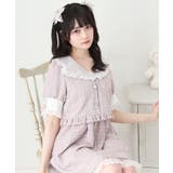 テーラードレースツイードビジューワンピース 量産型 地雷系 | DearMyLove | 詳細画像6 