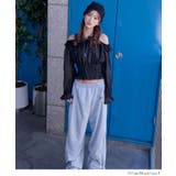 オフショルレースシアーブラウス シャーリングトップス 韓国 | 夢展望 | 詳細画像8 