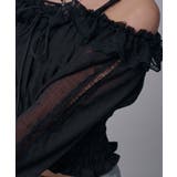 オフショルレースシアーブラウス シャーリングトップス 韓国 | 夢展望 | 詳細画像18 