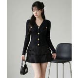 ニットカーデトップス×プリーツスカパンセットアップ【大きいサイズ有り】 量産型 … | DearMyLove | 詳細画像5 