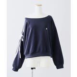 アシメラインワンショルスウェットトップス 量産型 地雷系 夢展望 | DearMyLove | 詳細画像10 