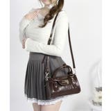 ハートチャーム付きミニボストンバッグ【select Item】 量産型 | 夢展望 | 詳細画像6 