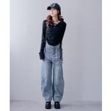 フードヘンリーネック脇シャーリングデザイン長袖リブカットソー 韓国 夢展望 | 夢展望 | 詳細画像4 