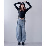 フードヘンリーネック脇シャーリングデザイン長袖リブカットソー 韓国 夢展望 | 夢展望 | 詳細画像5 