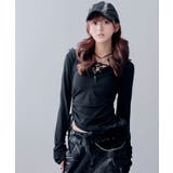 フードヘンリーネック脇シャーリングデザイン長袖リブカットソー 韓国 夢展望 | 夢展望 | 詳細画像9 