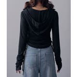 フードヘンリーネック脇シャーリングデザイン長袖リブカットソー 韓国 夢展望 | 夢展望 | 詳細画像15 