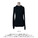 フードヘンリーネック脇シャーリングデザイン長袖リブカットソー 韓国 夢展望 | 夢展望 | 詳細画像12 