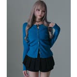 コンパクトボタンリブニットカーディガン 韓国 夢展望 | 夢展望 | 詳細画像3 