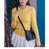 コンパクトボタンリブニットカーディガン 韓国 夢展望 | 夢展望 | 詳細画像4 