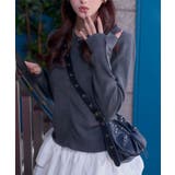 コンパクトボタンリブニットカーディガン 韓国 夢展望 | 夢展望 | 詳細画像8 