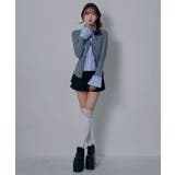 シャツレイヤードY2Kカーディガン風カットソートップス 韓国 夢展望 | 夢展望 | 詳細画像7 