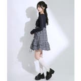 アンサンブルドロストミニワンピース 韓国 夢展望 Rose | 夢展望 | 詳細画像3 