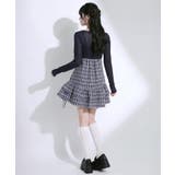 アンサンブルドロストミニワンピース 韓国 夢展望 Rose | 夢展望 | 詳細画像4 