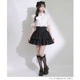 レースアップティアードミニスカート 量産型 地雷系 夢展望 RS | DearMyLove | 詳細画像2