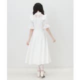 レースアップフリルパールネックレスロングワンピース 量産型 地雷系 | DearMyLove | 詳細画像6